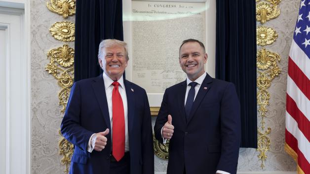 [VIDEO] Biały Dom. Rozmowy Prezydentów Polski i USA