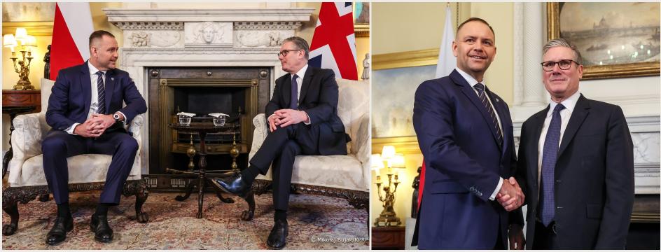 [VIDEO] Rozmowy Prezydenta RP Karola Nawrockiego z Premierem Wielkiej Brytanii Keirem Starmerem