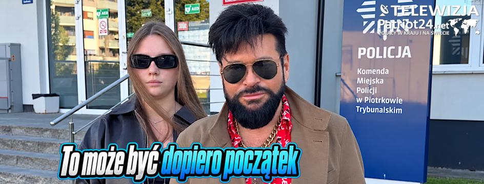 [VIDEO] Krzysztof Rutkowski przed policją w Piotrkowie Trybunalskim:  sprawa ta jest wierzchołkiem góry lodowej